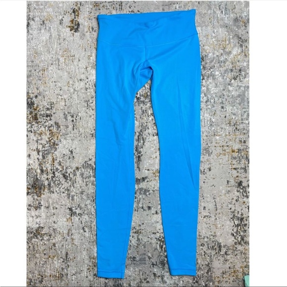 COPY - Lululemon Athletica Wunder Under Tight 28" Neon Blue 8 - Picture 2 of 6